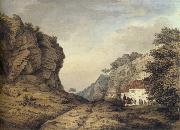 Samuel Hieronymous Grimm Cresswell Crags oil painting artist